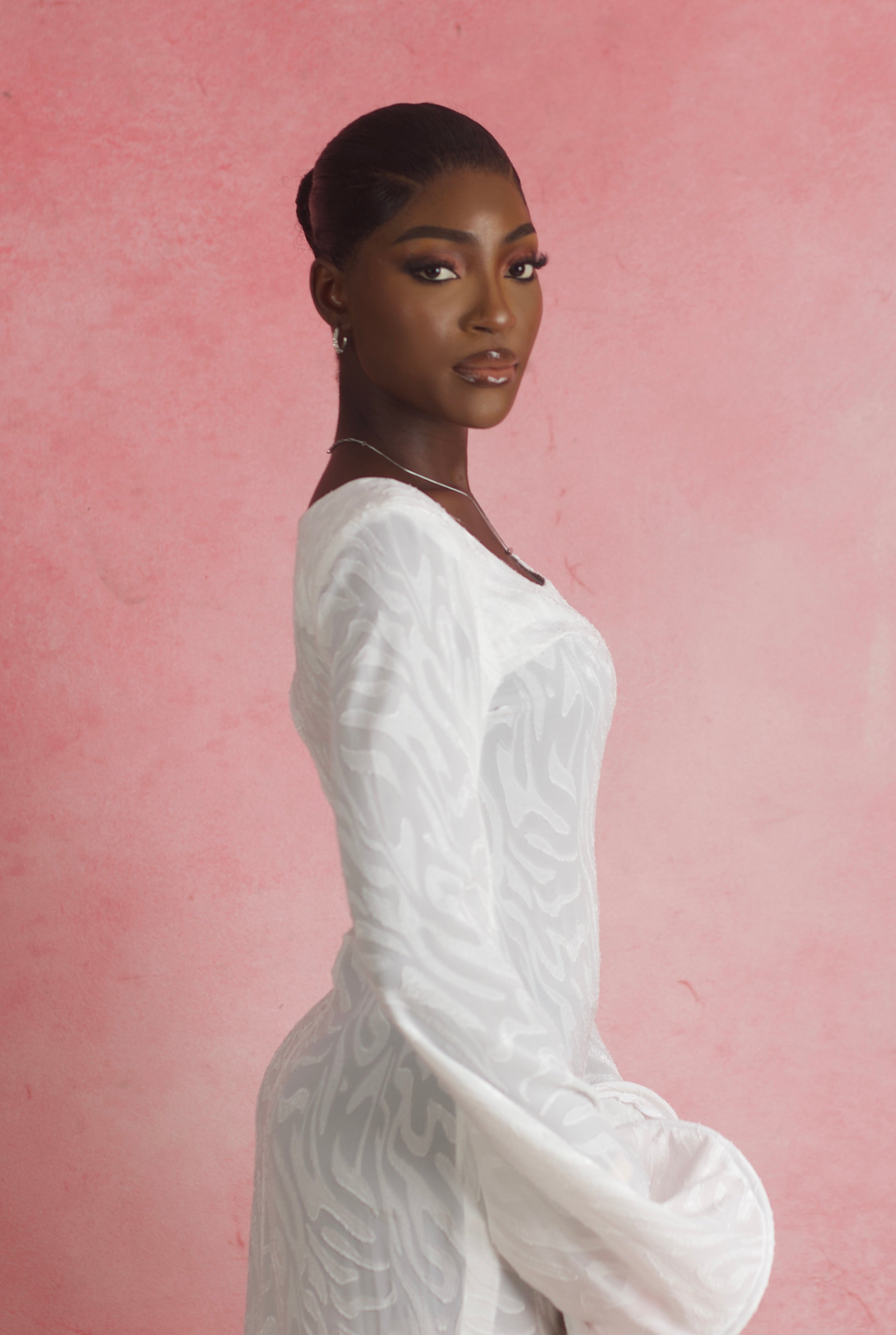 FIESTA dress -WHITE
